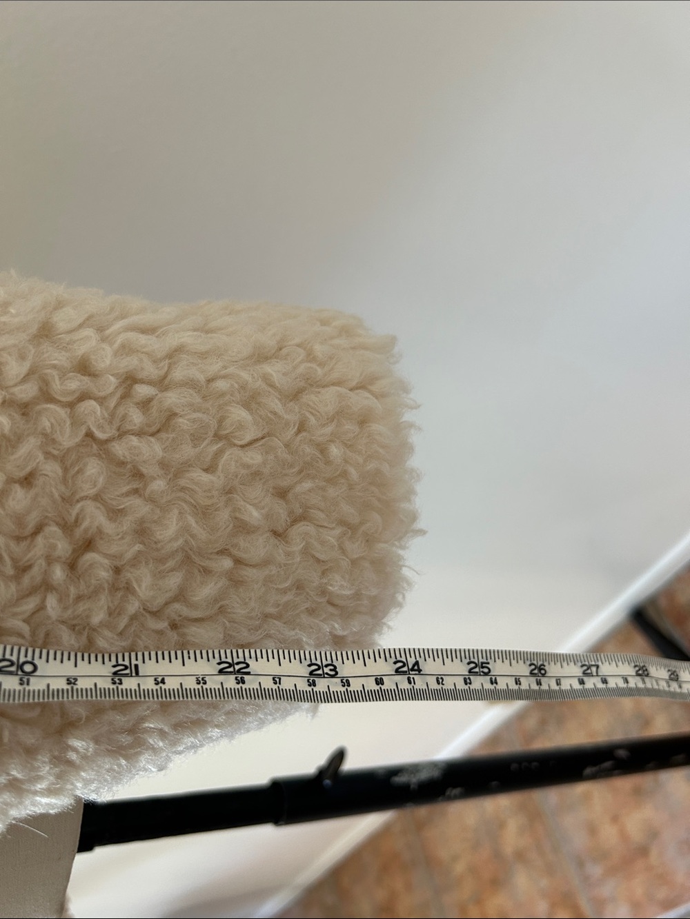Lulus Cream Faux Shearling Teddy Jacket, Oversized Collar, Size S - Picture 14 of 16